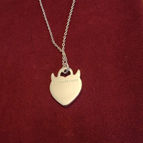 Tiffany & Co. Silver Heart Necklace - Picture 3 of 7